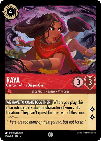 Image for Raya - Guardian of the Dragon Gem (122/204) - Disney Lorcana