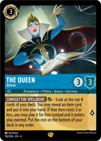 Image for The Queen - Diviner (156/204) - Disney Lorcana