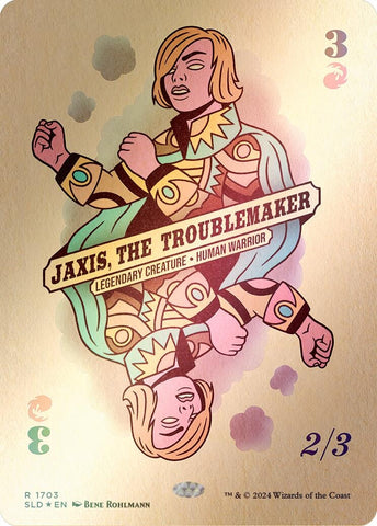 Image for Jaxis, the Troublemaker (Rainbow Foil) (1703) [Secret Lair Drop Series]