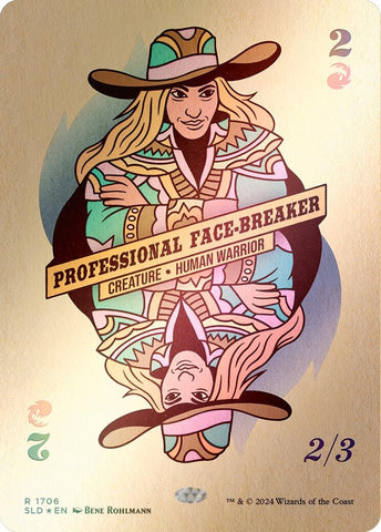 Image for Professional Face-Breaker (Rainbow Foil) (1706) [Secret Lair Drop Series]