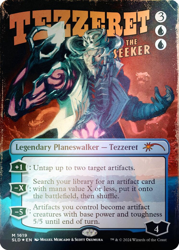 Image for Tezzeret the Seeker (1619) (Rainbow Foil) (1619) [Secret Lair Drop Series]