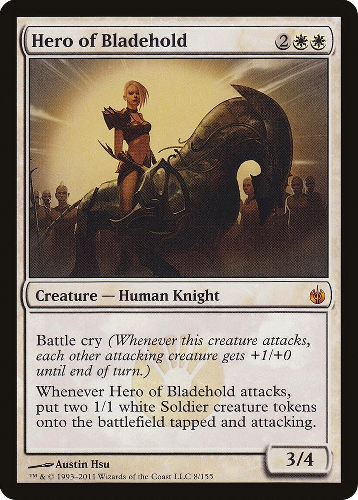 Image for Hero of Bladehold (Mirrodin Besieged) (8) [Oversize Cards]