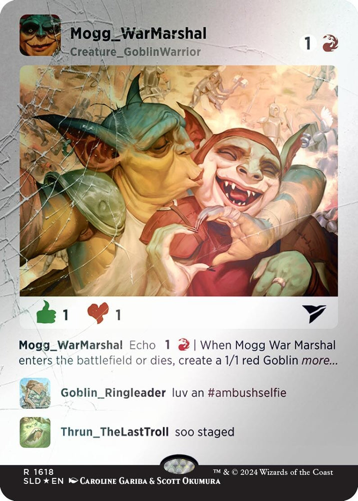 Image for Mogg War Marshal (Rainbow Foil) (1618) [Secret Lair Drop Series]