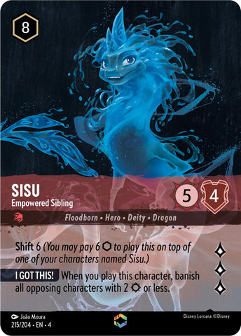 Image for Sisu - Empowered Sibling (Enchanted) (215/204) - Disney Lorcana