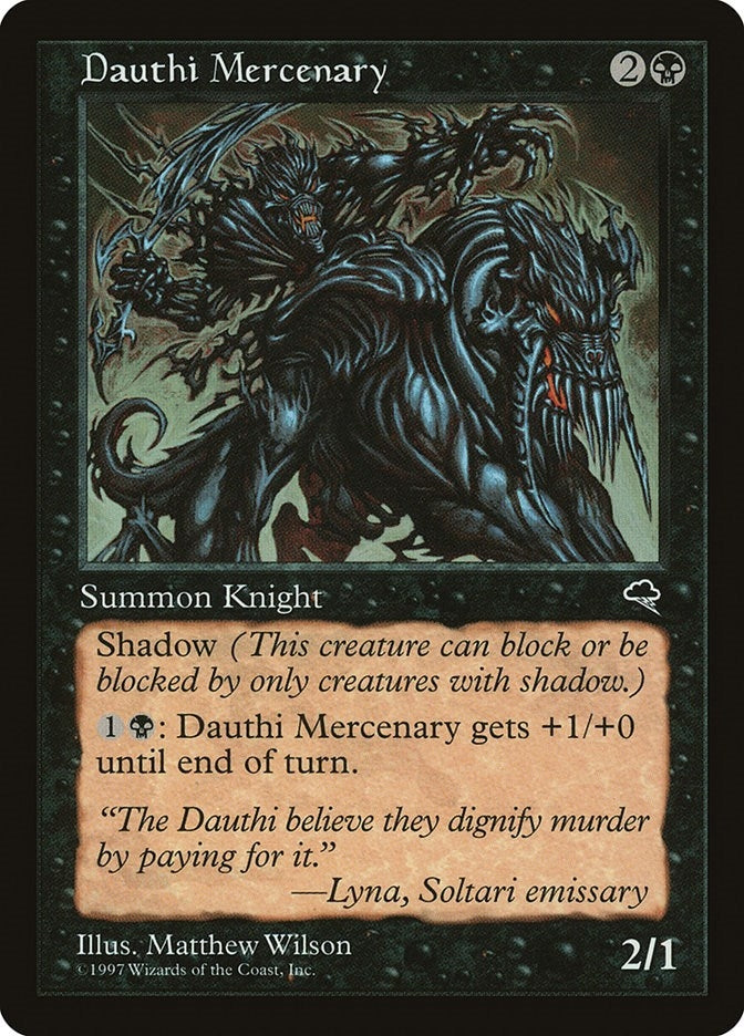 Image for Dauthi Mercenary (124) [Tempest]