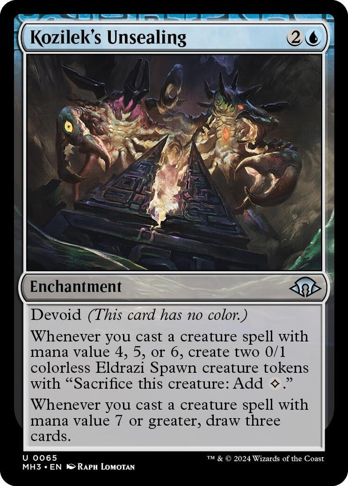 Image for Kozilek's Unsealing (65) [Modern Horizons 3]