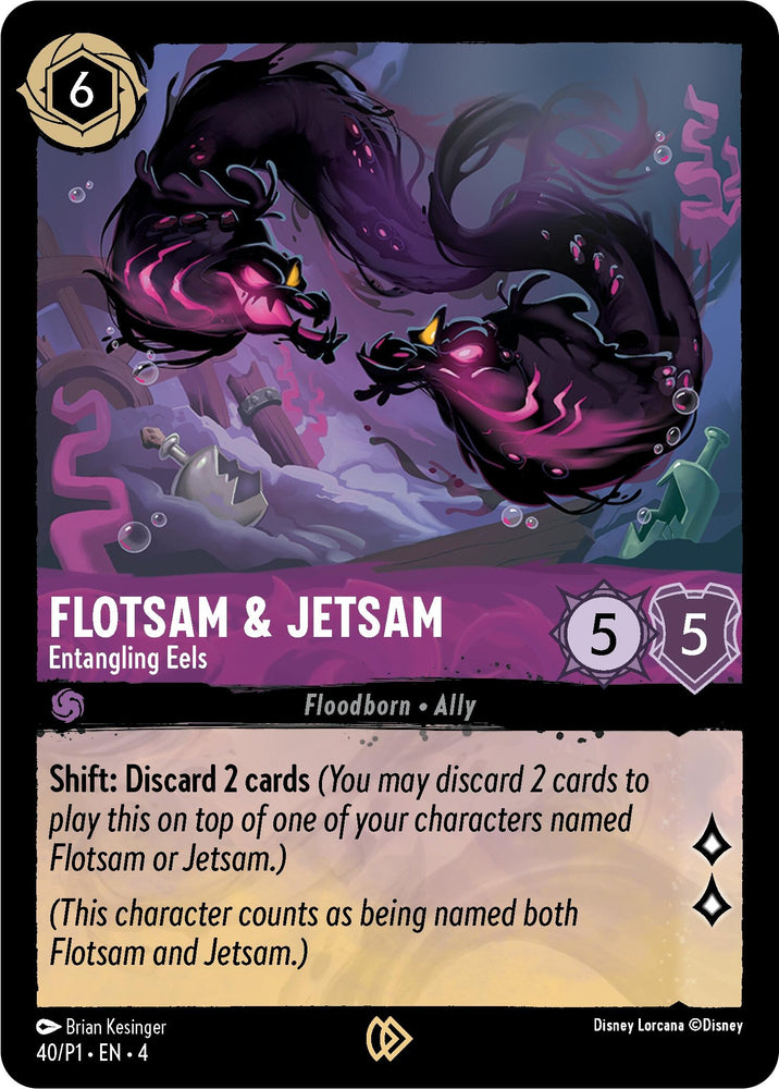 Image for Flotsam & Jetsam - Entangling Eels (40) [Disney Lorcana Promo Cards]