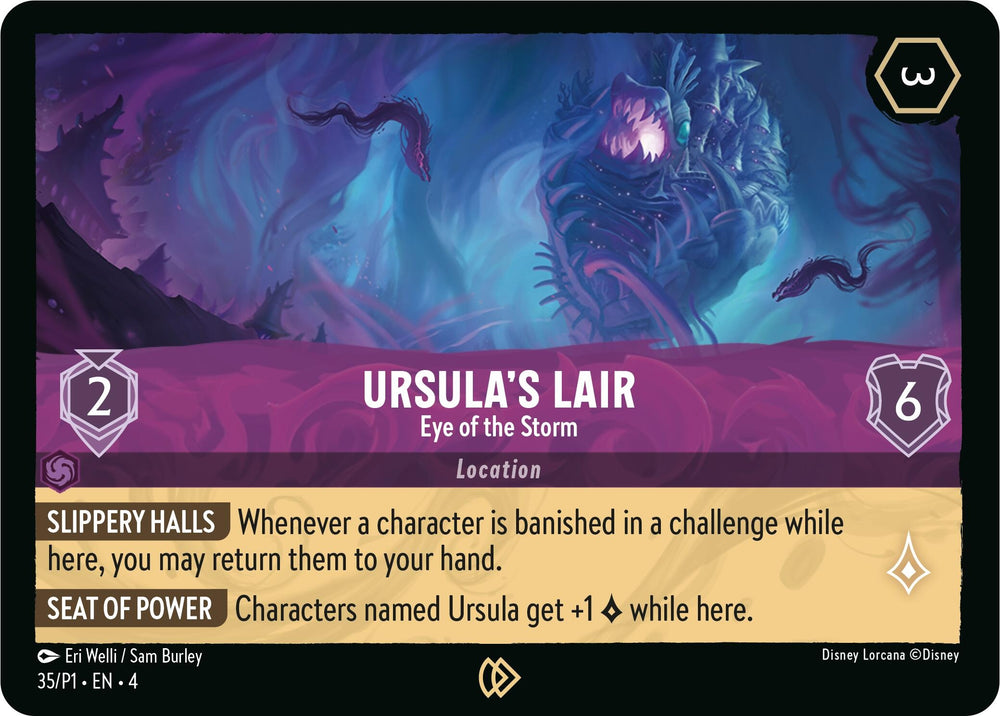 Image for Ursula's Lair - Eye of the Storm (35) [Disney Lorcana Promo Cards]