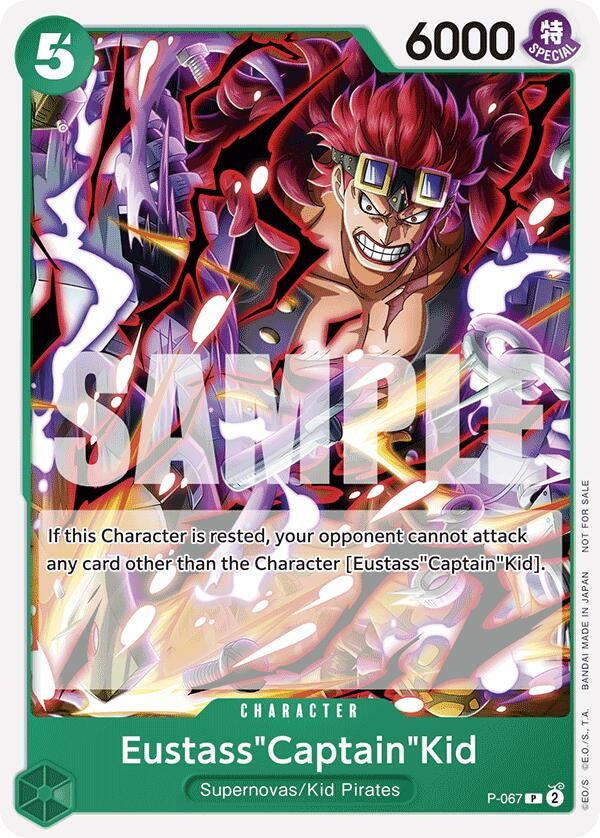 Eustass"Captain"Kid (OP-07 Pre-Release Tournament) (P-067) (One Piece Promotion Cards)
