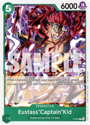Eustass"Captain"Kid (OP-07 Pre-Release Tournament) (P-067) (One Piece Promotion Cards)