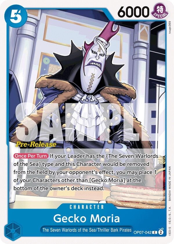 Gecko Moria (042) (OP07-042) (OP07 PRE)