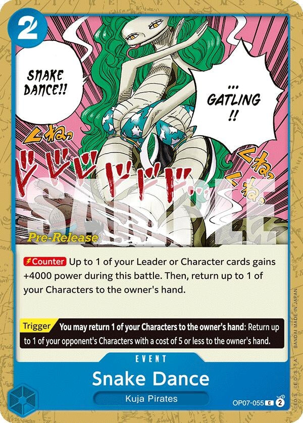 Image for Snake Dance (OP07-055) - One Piece Card Game