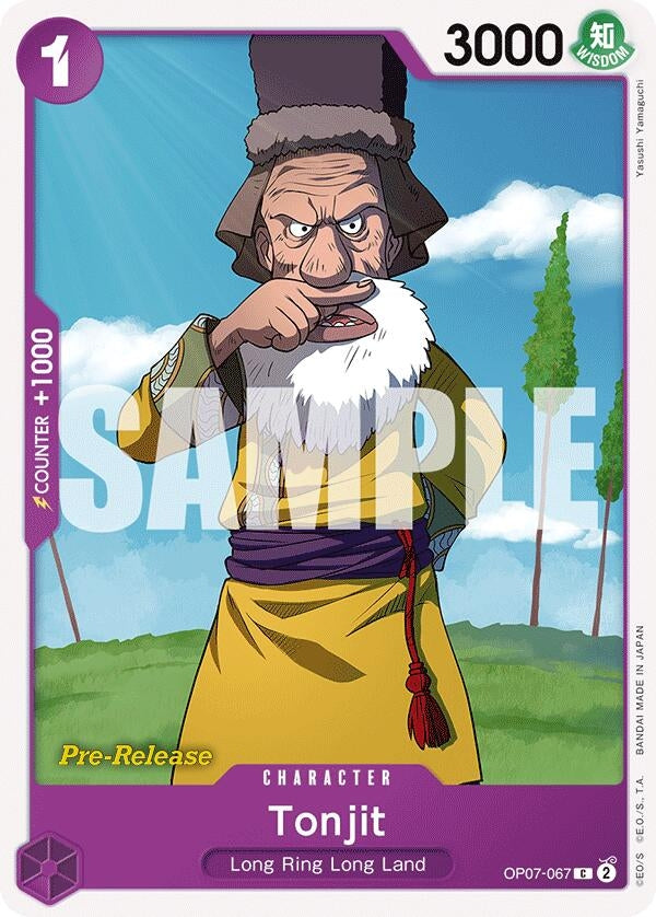 Image for Tonjit (OP07-067) (OP07 PRE) - One Piece Card Game