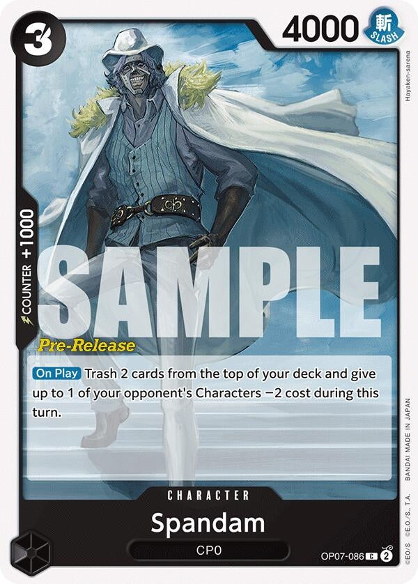 Image for Spandam (OP07-086) - One Piece Card Game