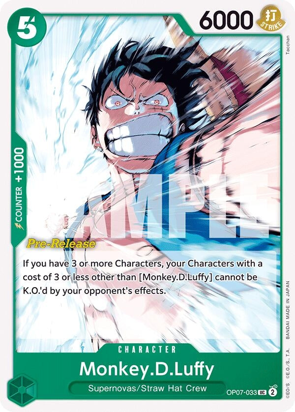 Monkey.D.Luffy (033) (OP07-033) (OP07 PRE)