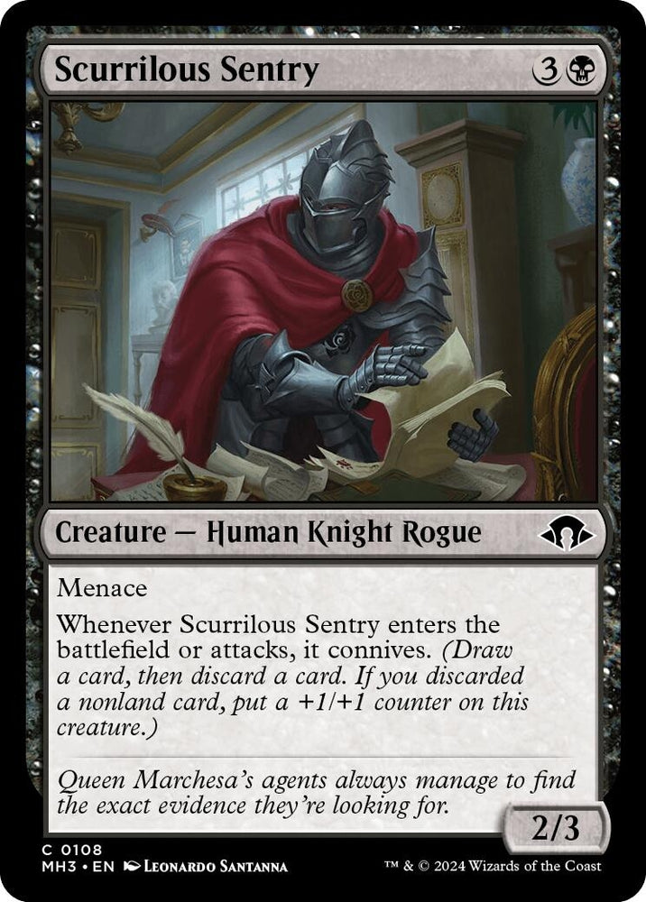 Image for Scurrilous Sentry (108) [Modern Horizons 3]