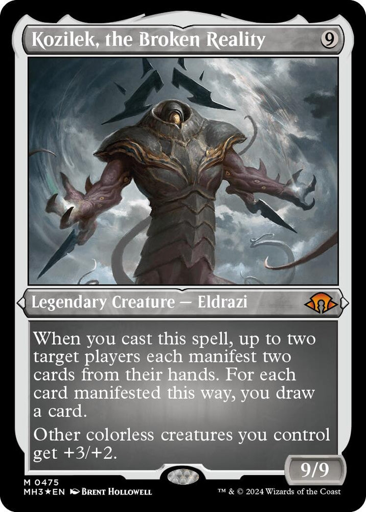 Image for Kozilek, the Broken Reality (Foil Etched) (475) [Modern Horizons 3]