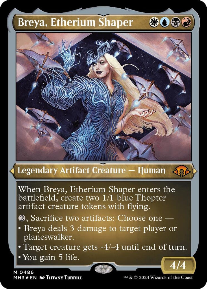 Image for Breya, Etherium Shaper (Foil Etched) (486) [Modern Horizons 3]