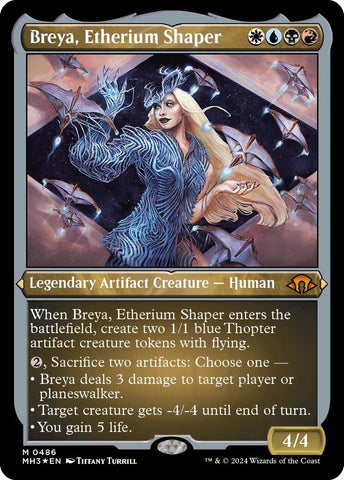 Image for Breya, Etherium Shaper (Foil Etched) (486) [Modern Horizons 3]