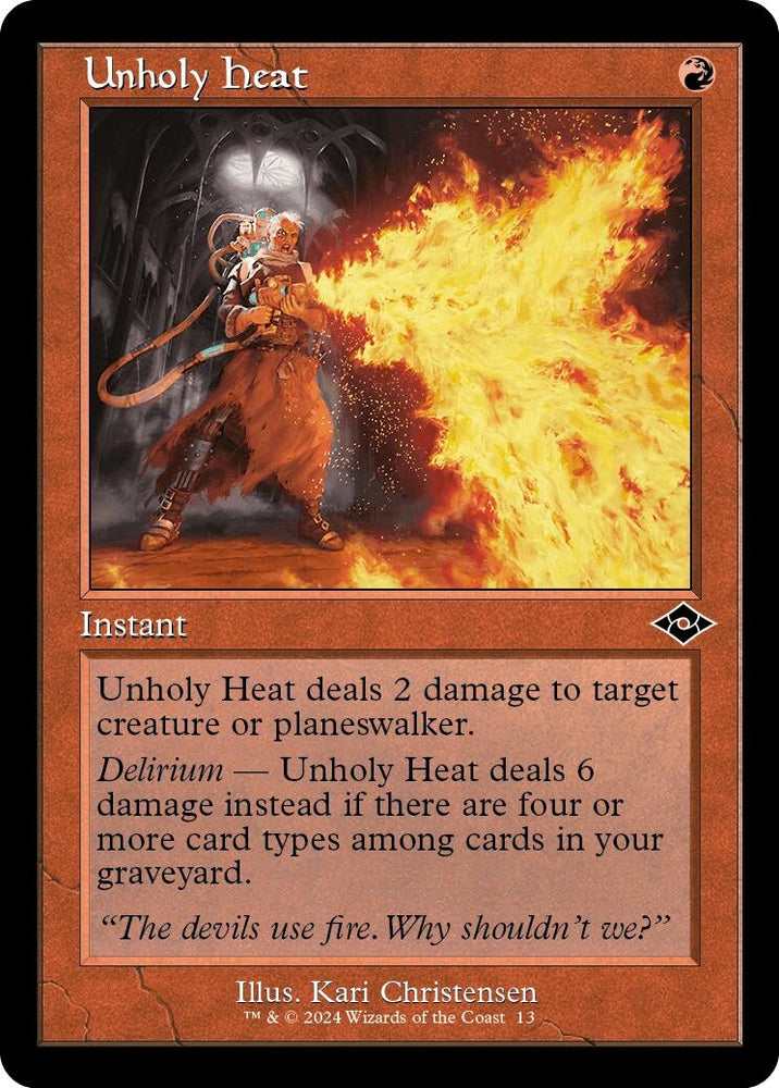 Image for Unholy Heat (Retro Frame) (13) [Modern Horizons 2]
