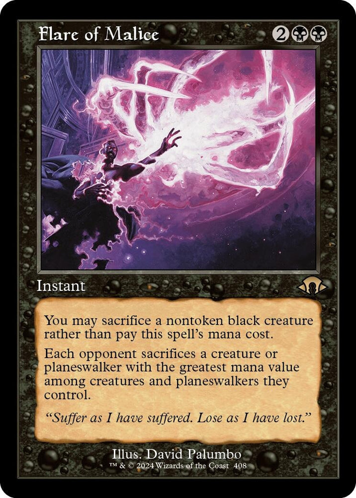 Image for Flare of Malice (Retro Frame) (408) [Modern Horizons 3]