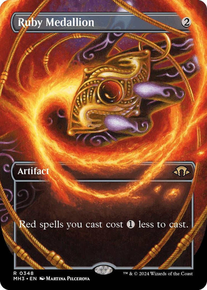 Image for Ruby Medallion (Borderless) (348) [Modern Horizons 3]