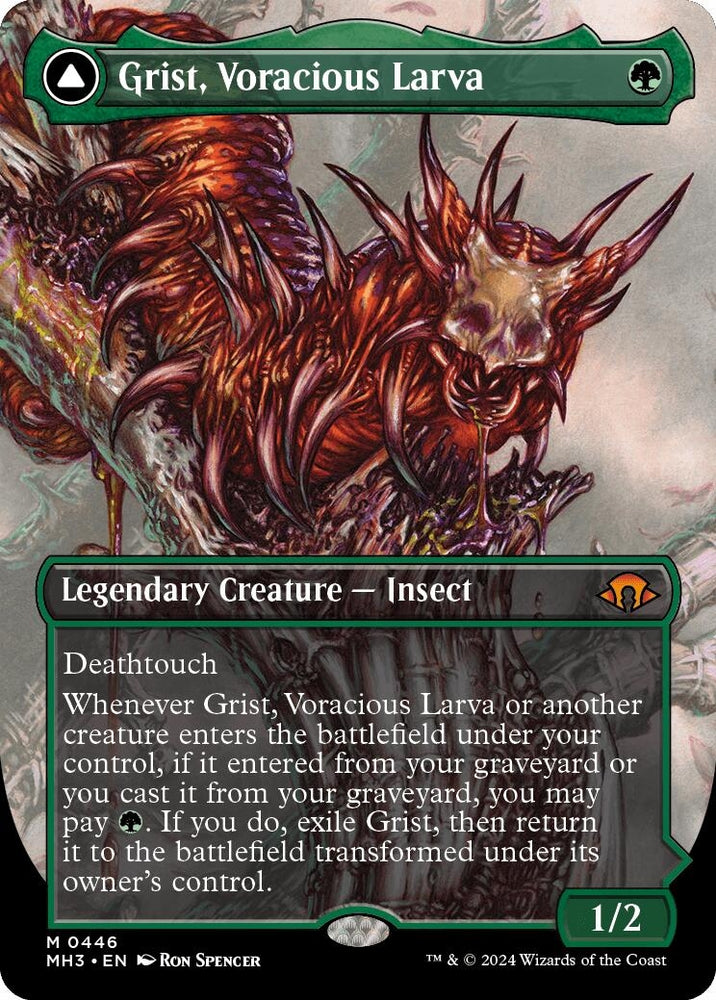 Image for Grist, Voracious Larva (Borderless) (446) [Modern Horizons 3]