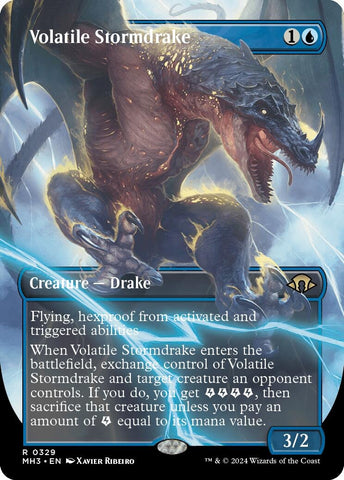 Image for Volatile Stormdrake (Borderless) (329) [Modern Horizons 3]