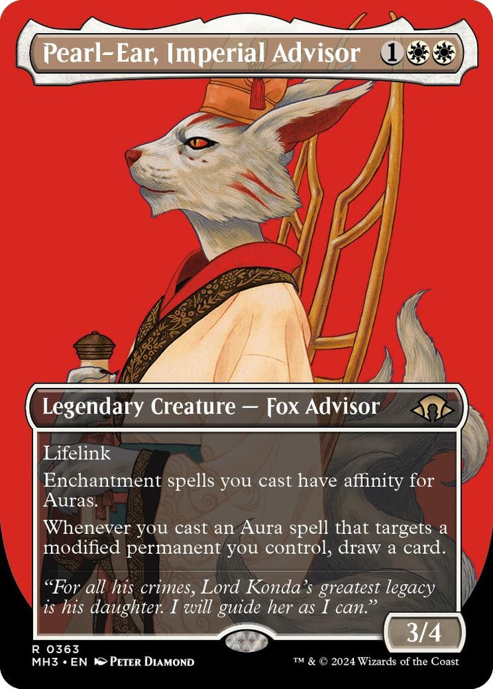 Image for Pearl-Ear, Imperial Advisor (Borderless) (363) [Modern Horizons 3]