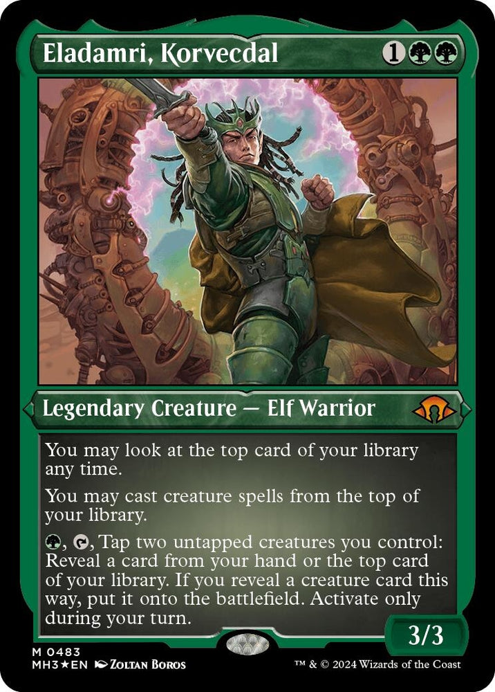 Image for Eladamri, Korvecdal (Foil Etched) (483) [Modern Horizons 3]