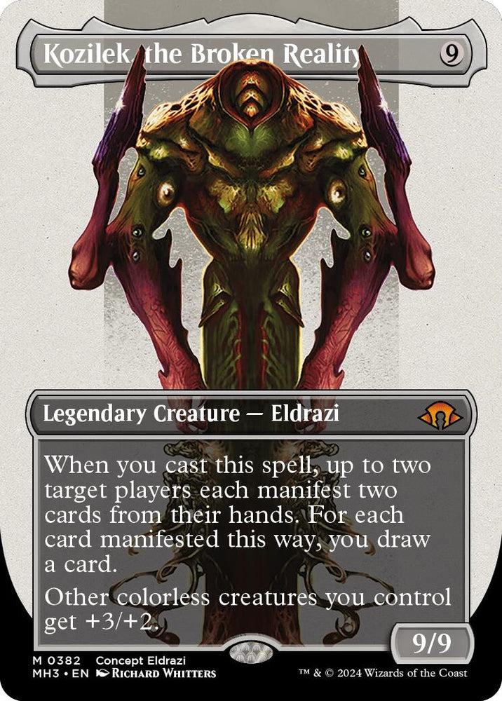 Image for Kozilek, the Broken Reality (Borderless) (382) [Modern Horizons 3]