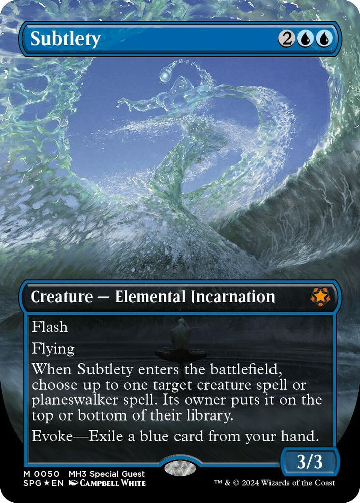 Image for Subtlety (Borderless) (Textured Foil) (50) [Special Guests]