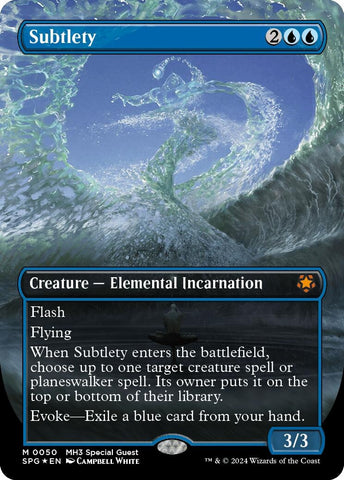 Image for Subtlety (Borderless) (Textured Foil) (50) [Special Guests]