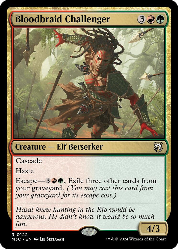 Image for Bloodbraid Challenger (122) [Commander: Modern Horizons 3]