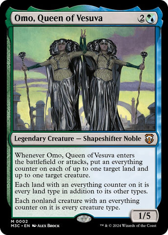Image for Omo, Queen of Vesuva (2) [Commander: Modern Horizons 3]