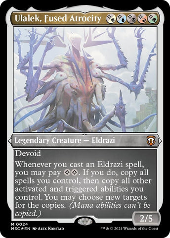 Image for Ulalek, Fused Atrocity (Foil Etched) (24) [Commander: Modern Horizons 3]