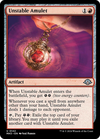 Image for Unstable Amulet (142) [Modern Horizons 3]