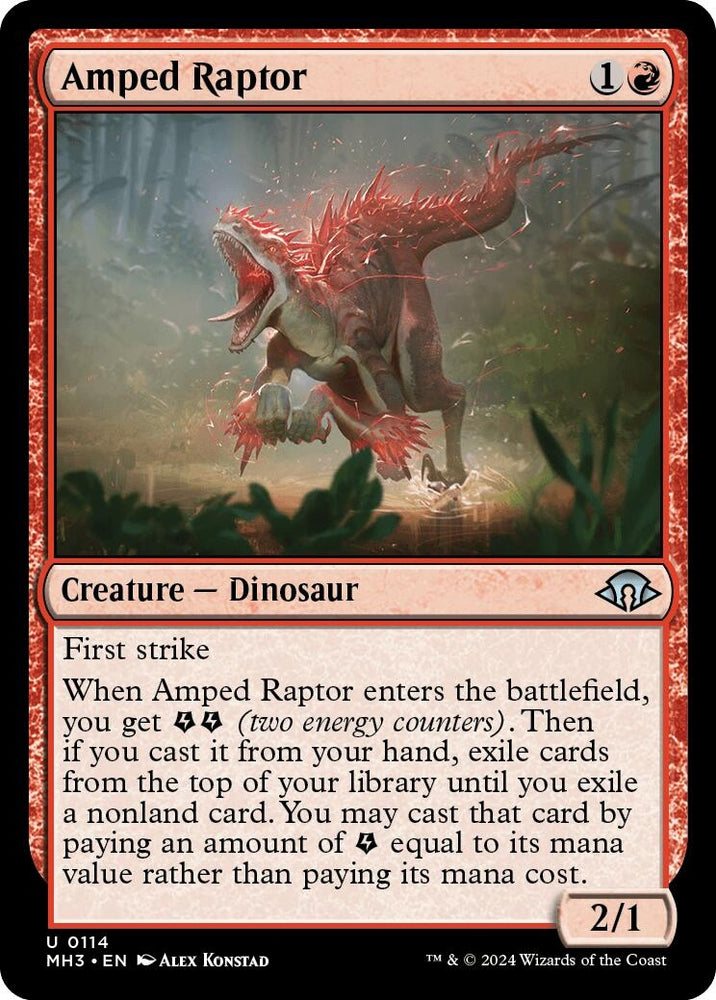 Image for Amped Raptor (114) [Modern Horizons 3]