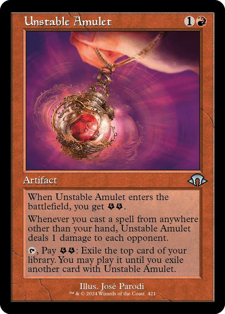 Image for Unstable Amulet (Retro Frame) (421) [Modern Horizons 3]