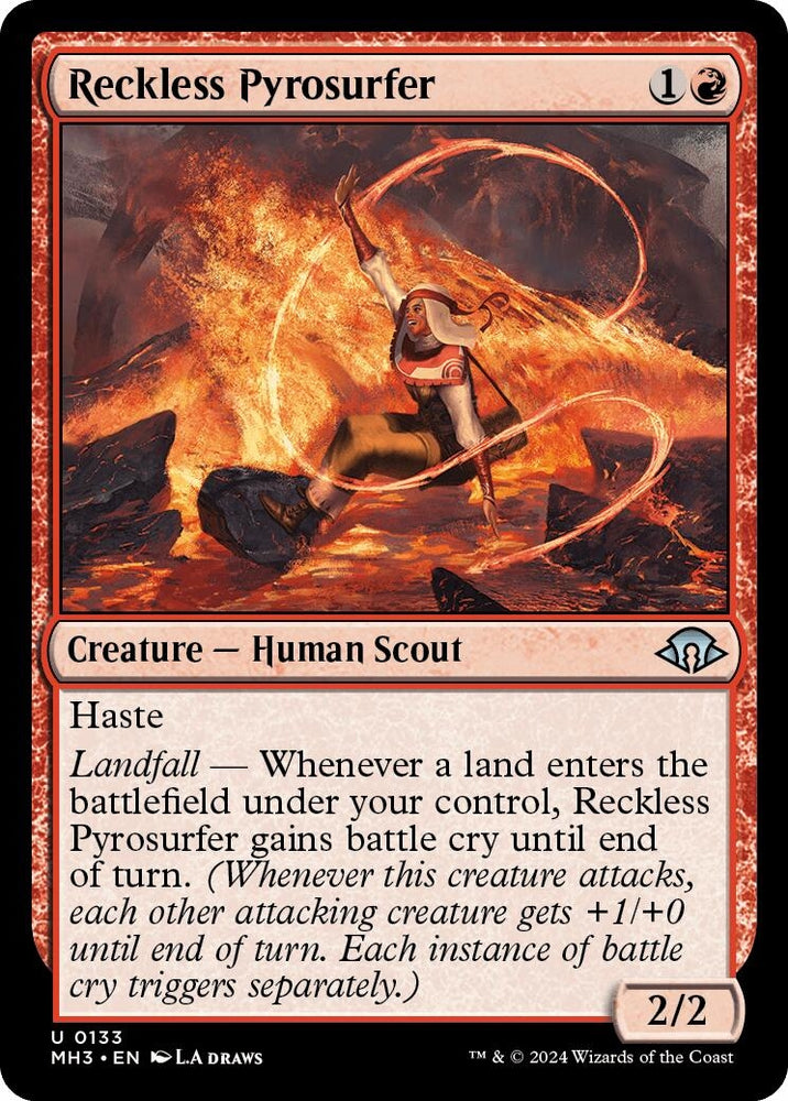 Image for Reckless Pyrosurfer (133) [Modern Horizons 3]