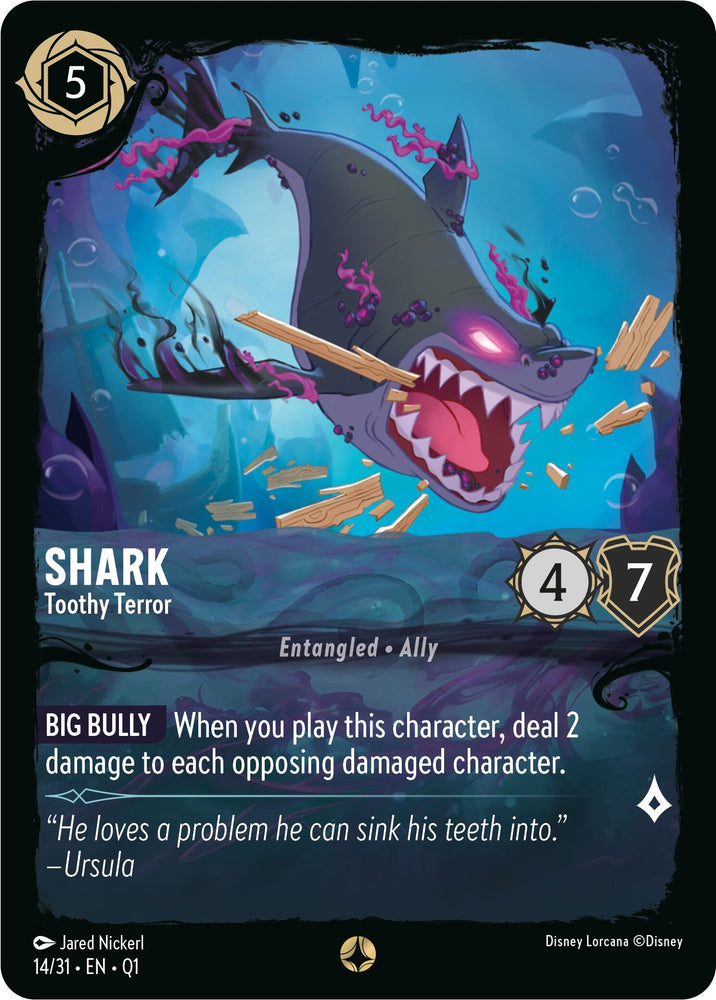 Image for Shark - Toothy Terror (14/31) - Disney Lorcana