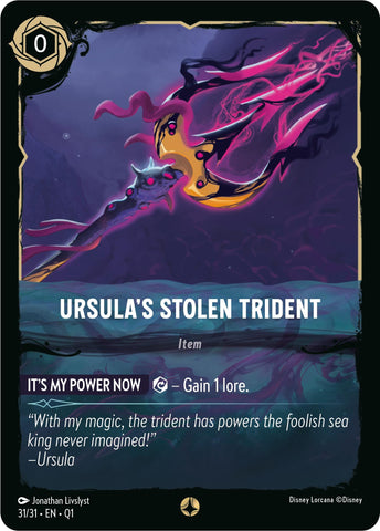 Image for Ursula's Stolen Trident (31/31) - Disney Lorcana