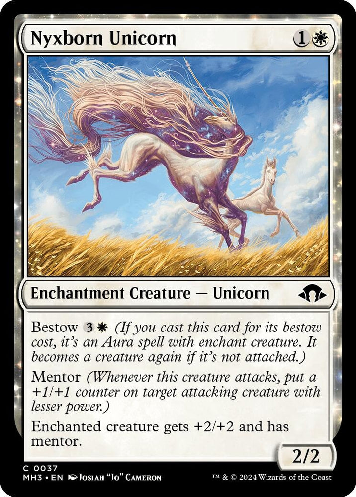 Image for Nyxborn Unicorn (37) [Modern Horizons 3]