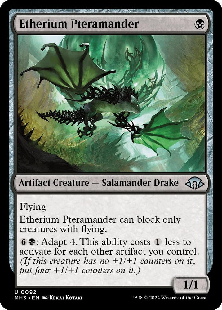 Image for Etherium Pteramander (92) [Modern Horizons 3]