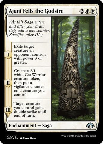 Image for Ajani Fells the Godsire (19) [Modern Horizons 3]