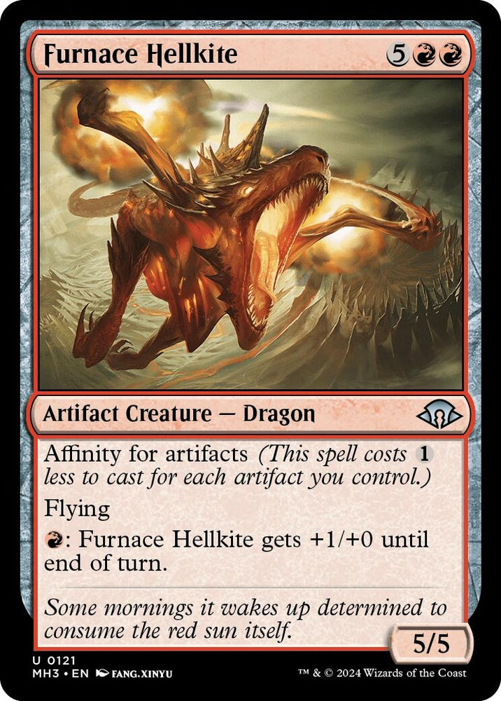 Image for Furnace Hellkite (121) [Modern Horizons 3]
