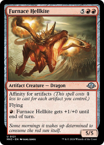 Image for Furnace Hellkite (121) [Modern Horizons 3]