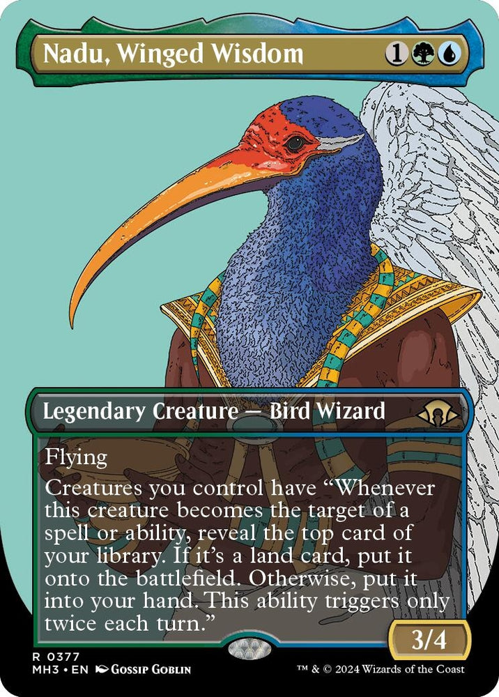 Image for Nadu, Winged Wisdom (Borderless) (377) [Modern Horizons 3]