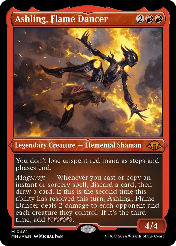 Image for Ashling, Flame Dancer (Foil Etched) (481) [Modern Horizons 3]