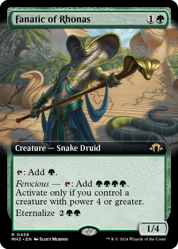 Image for Fanatic of Rhonas (Extended Art) (458) [Modern Horizons 3]